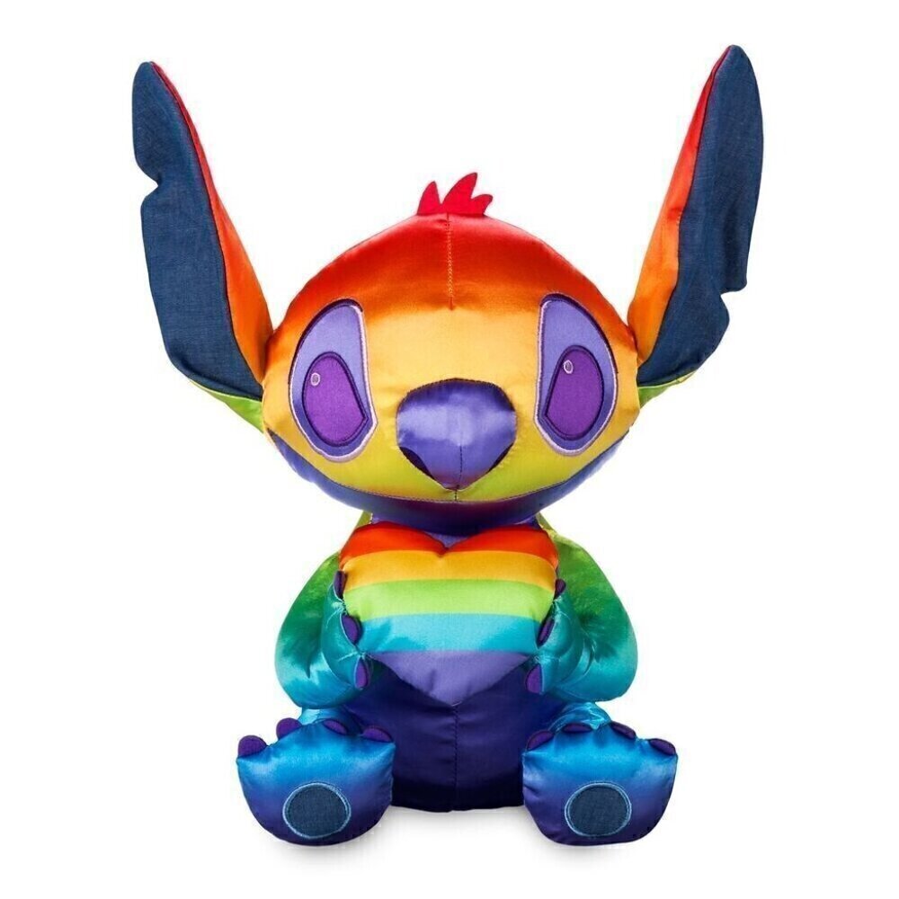 Disney Parks Pride Collection Rainbow Stitch 12" Plush Toy Doll‎